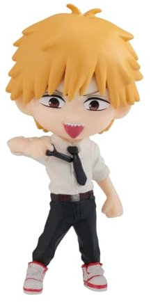 Chibi Masters Chainsaw Man Denji Toy | 8cm Tall Denji Chainsaw Man Anime Figure In Action Pose | Chainsaw Man Denji Figure Collectible | Collectable Chainsaw Man Merchandise