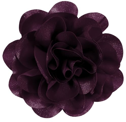 Mecool Pasadores grandes para el pelo con rosas para bodas, fiestas, pinzas para el pelo, clip en flores para accesorios para el cabello, accesorios para el cabello, accesorios para mujeres, color