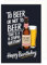 Edition Seidel Premium Geburtstagskarte mit Umschlag. Glückwunschkarte Grußkarte Karte Geburtstag Happy Birthday Mann Frau Bier lustig (G3675 SW024)