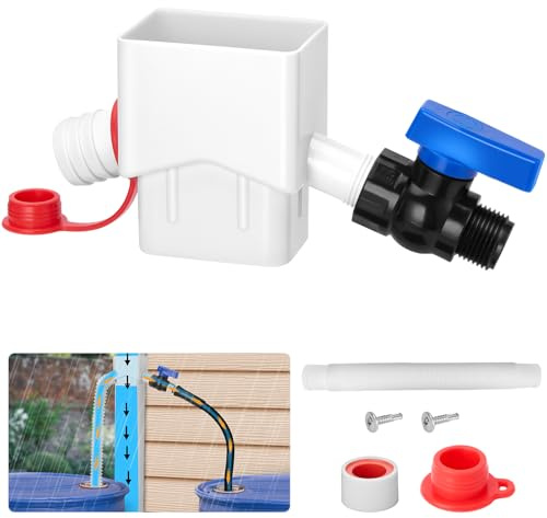 WADEO Sistema di raccolta dell'acqua piovana con rubinetto, 2 x 3