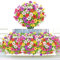 YSUVIN 6 Bündel Künstliche Blumen, Kunstblumen Wie Echt, Frühlingsblumen Künstlich, Künstliche Balkonpflanzen, Plastik Kunstblumenstrauß Dekoration für lnnen Outdoor Außen Balkon Garden
