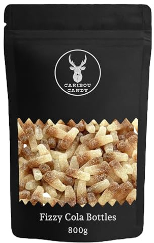 Fizzy Cola Bottles, Pick n Mix Favourite Sweets – 800g Sweet Bags – Fizzy, Sour, Classic Retro Candy Gift for Birthdays & Parties