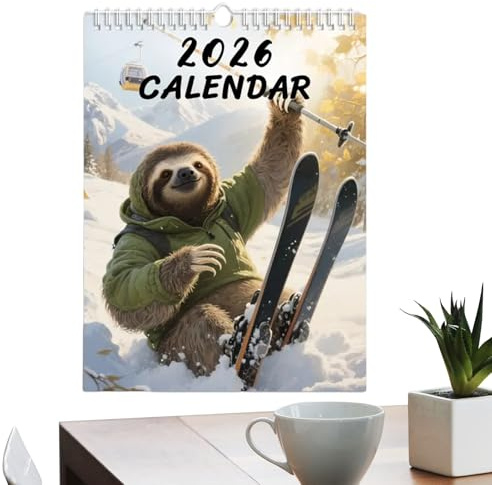 Väggkalender 2026 12-Månaders Pappersplanerare