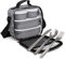 PracticFood Kit Urban Food con Cubiertos en Acero Inoxidable 18/0 Niquel Free - Bolsa Térmica Porta Alimentos con 4 Tapers Herméticos. Panot BCN