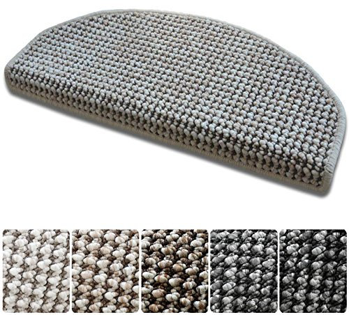 casa pura Bucl pelo corto Runner Long Corridor Mats per interni, grandi formati e vari formati Sabbia Set da 15 Mezzaluna