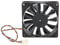 12V 0.50A PWM Cooling Fan, 80mm 5300rpm Double Ball Bearing Cooling Fan, PWM Temperature Control Cooler for PC Case/CPU Cooler