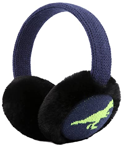 SEYUFN Cache-oreilles Filles Chauffe Oreilles en Peluche Douce pour Enfants Couvre-oreilles Réglables Jolis Cache-oreilles d'Extérieur Cache-Oreilles Chaud Hiver (A-marine Vert)