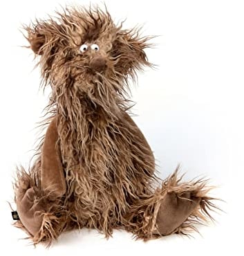 sigikid 39704 Bär ACH Good! Editon 23, BeastsTown Kuscheltier: Sammeln, Schenken, Spielen, Schmusen, empfohlen Kinder Erwachsene 3 bis 99 Jahren, Hellbraun-Bär, 38x15x15cm