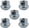 trailer parts4u 5X Kugelbundmutter M12 x 1,5 SW17 Anhänger Nut Muttern, Legierter Stahl, Klasse 6g, ISO Metric, Vollgewinde, Zink-plattiert, Industriell, 1 Stück