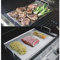 Teppanyaki Edelstahl Platte für Gasgrill, 2,5 kg, 39 x 24 cm Grillfläche