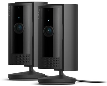 Ring Innenkamera (Indoor Camera 2. Gen.) | Überwachungskamera für den Innenbereich | 1080p-HD-Video, Privatsphäre-Sichtschutz, WLAN, ideal für Haustiere, zur Selbstinstallation | 2 Sicherheitskameras