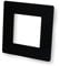 Single Light Switch Socket Surround Multipacks Trade 2mm Acrylic Finger Plate Panel (1, Black)