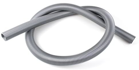 Premium Schlauch Staubsaugerschlauch geeignet für AEG, Aldi, DeLonghi, Dirt Devil, Einhell, EIO | Länge: 1,80m | Durchmesser: 32mm Innen | Farbe: Silber | Universalschlauch Zubehör