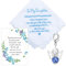 MKISHINE Something Blue Taschentuch für Braut – Engel-Geschenk, Hochzeitsstrauß-Clip, Blau