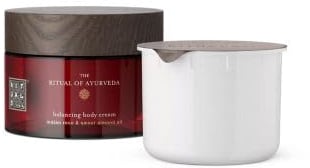 RITUALS Crema corporal + recarga The Ritual of Ayurveda – Crema hidratante corporal con rosa de la India y aceite de almendra dulce – Propiedades equilibrantes – 220 ml + 220 ml
