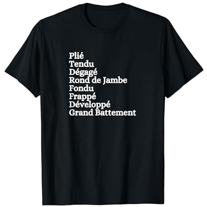 Ballettstange zum Aufwärmen, Ballerina, Tänzerin, Plie Tendu Grafik T-Shirt