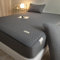 JIANINGHOME Spannbettlaken Superking 200x220,Spannbettuch Gewaschene Baumwolle Stoff Tagesdecke Matratzenschoner Topper