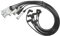 QUARKZMAN Zündkerzen-Spulen-Kabel Zündspulen-Harnisch 7mm passend für Mercedes Benz W114 W123 1973-1976 280E 2.8L - Packung mit 7
