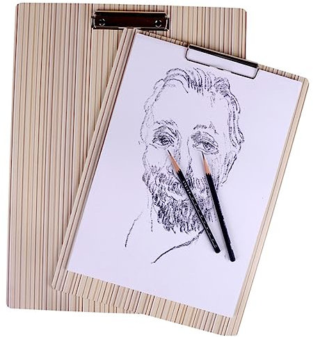 SEWACC 1Stk Zeichenbrett aus Holz zeichenplatte studiolicht holzplatte bohlen bretter Skizze Hartfaserplatte Skizzentafel aus Hartfaser Zeichenpalette Zeichenbrett skizzieren Bambus