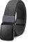Bon4Extrao Straffes Elastischer Gürtel Herren ohne Löcher, Stoff Stretchgürtel Herren 38mm für Arbeitshose mit Schwerlast Leichter Kunststoffschnalle Stufenlos Verstellbar, Grau