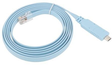 OTOTEC 1 Pezzo Cavo Console Type-C Da Cavo Di Debug Per Porta Seriale TYPE-C A RJ45 Per Switch Router Firewall Server Laptop 1,8 M Blu