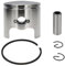 AOIUU Kit perno pistone da 39 mm adatto for motosega cinese Zenoah G3800 38 cc 3800 Cilindro Ricambi STIGA MACALLISTER Anova Ama Saw(Single Ring)