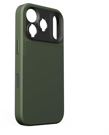 MOMENT Camera Case for iPhone 17 Pro | MagSafe | Kompatibel mit QuickLock Filters, T-Series Lenses und Drop-In Mount separat erhältlich | Olive