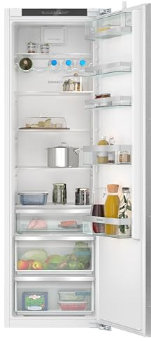 Siemens iQ500 Einbau-Kühlschrank 177,5 x 56 cm Nische, KI81RADC0, 310 L Kühlen, Made in Germany, hyperFresh 0°C Schublade, superKühlen, LED-Beleuchtung, varioShelf, SoftClosing-Türsystem