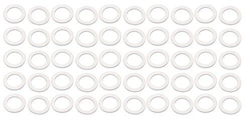 Sourcingmap 12mmx18mmx1.2mm Motorcycle Hardware Drain Plug Crush Aluminum Washer Seal 50pcs