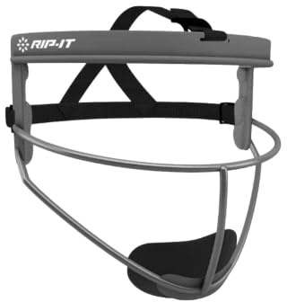 RIP-IT Original Defense Softball Face Mask | Lightweight Protective Softball Fielder's Mask