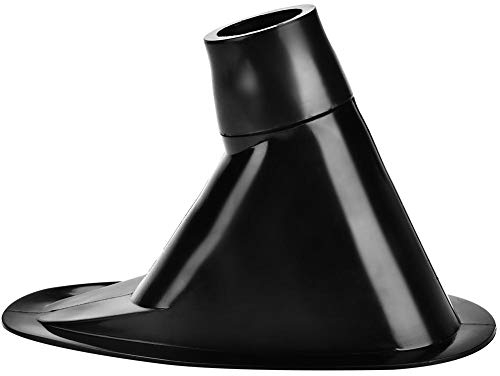 Focket Angelrutenhalter, PVC - haltbare Angelrutenhalter für Boote, Angelständerhalterung mit abnehmbarem Einsatzrohr für Schlauchboote, Kajaks, Kanus usw(Schwarz)