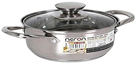 CACEROLA 24CM 6L ACERO INDUCCIÓN NEW NERON