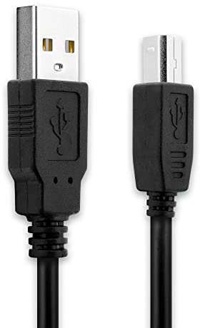 subtel Câble USB télécommande Data et Charge de 3m Compatible avec Rode NT-USB/Podcaster USB A Standard USB vers USB B 2.0 Noir Fil en PVC données