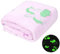 Winthome Kuscheldecke Kinder, Deck Glow In The Dark, Fleecedecke Weiche Flauschig, Babydecke Warme Kuschelig, Kinderdecke für Mädchen Junge, Geschenke (Rosa-Einhorn, 130×170cm)