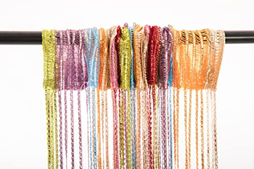 Cortina de lentejuelas para decoración del hogar, para puerta, 99 x 200 cm, para colgar, para armario, dormitorio, sala de estar, panel de pared de ventana, fondos transparentes sin cuentas de cristal