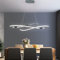 Lanekd Esstisch Esszimmer Lampen LED Pendelleuchte Hängelampe 6500K Küchen Wohnzimmer Hängend Leuchte Modern Höhenverstellbar Kronleuchter für Schlafzimmer Couchtisch Deko Deckenlampe Weißes Licht