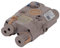 Batteriefach Dummy Airsoft Zubehör EX403 Kompatibel mit 20mm Schiene Dekoratives Batteriegehäuse für 7 4V 11 1V Akku Sand/Schwarz Nylon Modell Keine Funktion