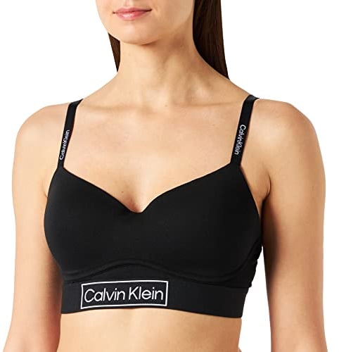 Calvin Klein Lght Lined Bralette Black (Black)
