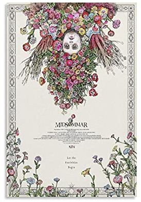 GNKIO Midsommar Japanese Film Poster Art for Room Aesthetic GIFS for Women (1) Leinwand Kunst Poster und Wand Kunst Bild Druck Moderne Familie Schlafzimmer Dekor Poster 12x18inch(30x45cm)
