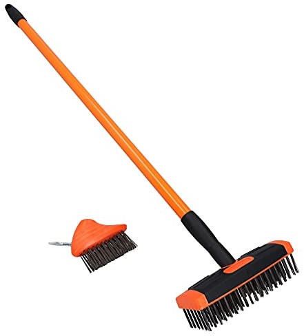 3 in 1 giardino patio erbaccia + muschio diserbante rimozione diserbante strumento spazzola