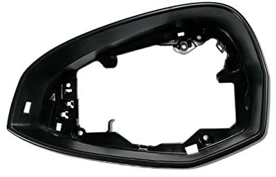 pclele Seitenspiegel Abdeckkappen Für Audi A4 A5 B9 2017 2018 2019 S4 S5 RS5 Seitenspiegelrahmenhalter Glaseinfassung Ersetzen Matte Gehäuseverkleidung Links/rechts Auto Rückspiegel Abdeckung