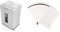 shredcat 8285 Auto-Feed Aktenvernichter, 4 x 10 mm Partikelschnitt/Kreuzschnitt (bis 350 Blatt, Sicherheitsstufe P-4), 82859111 & Amazon Basics - Schmiermittelblätter für Aktenvernichter, 24er-Pack