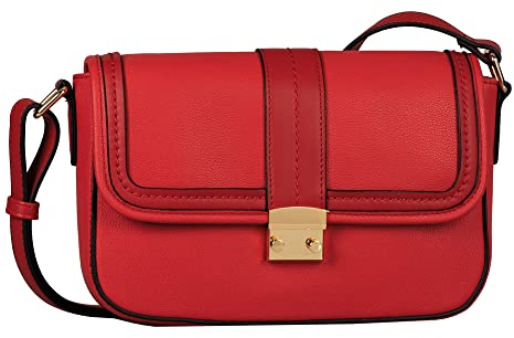 Gabor bags , ANETA, Damen, Umhängetasche, one size, rot, 27x16,5x26,5cm