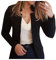 Kurzmantel Damen Schwarz Kardigan Damen Kurz Silvesteroutfit Dame Rocker Tshirt Damen Jeansjacke Xs S'Questo Sweatshirtjacken Fischnetz Oberteil Damen Blouson Winter Klamotten für Damen