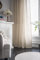iyoimono Boho Vorhänge Beige Leinen Muster Vintage Vorhänge Landhausstil Häkeln Stricken Gardinen,Polyester Baumwolle Lace Transparent Vorhang für Küche Wohnzimmer Schlafzimmer,2 Stück,B150×H240cm