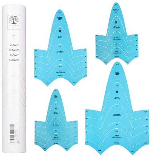 CLPA 2.5-4 Coping Wing Set: Ultimate Pipefitter and Welding Tool, Precision Pipe Saddle Template, Notcher & Cutting Guide, Ideal for Pipe Fitting - Marking & Coping Pipes from 22.5 to 90 Degrees