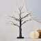 Ginger Ray Schwarzer, beleuchteter LED-Halloween-Gruselbaum, Tischdekoration