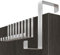 Menz Porte-manteau pour porte, set de 10 - crochet porte inox, 3,6-4,1 cm x 8 cm - attache murale, support fiable