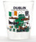 Dublín Irlanda Monumentos e Iconos Collage Vaso de chupito