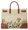 Ralph Lauren Devyn Large Tote Bag, Shopper, Beige-Flowers